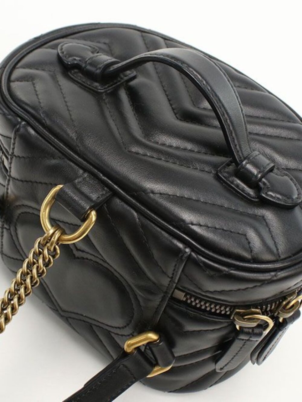 Gucci Vanity Backpack Leather Black - Picture 7 of 8